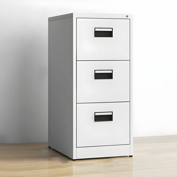 Modern steel storage cabinet, Locking drawers, Office organization, Secure storage, Steel construction, Business furniture, Sleek design, Contemporary office, Premium materials, Office essentials, Workspace efficiency, Professional storage, Secure cabinet, Modern office decor, Storage solution, Lockable drawers, Office security, Business organization, Office upgrade.