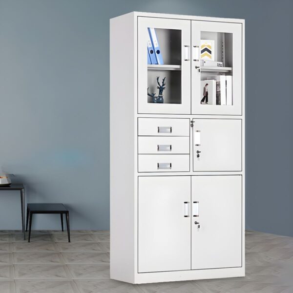 Double door metallic safe cabinet, Secure storage, Steel construction, Locking mechanism, Business furniture, Premium materials, Sleek design, Contemporary security, Valuables protection, Office essentials, Home security, Durable cabinet, Safe storage, Robust security, Modern office decor, Office upgrade, Secure workspace, Metallic finish, Business organization.