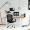 an Ergonomic Head Rest Office Chair, Stylish black mesh back swivel chair, Ergonomic black mesh back desk chair, Contemporary office chair with black mesh back , Sleek black mesh back office chair, Black mesh back modern office chair