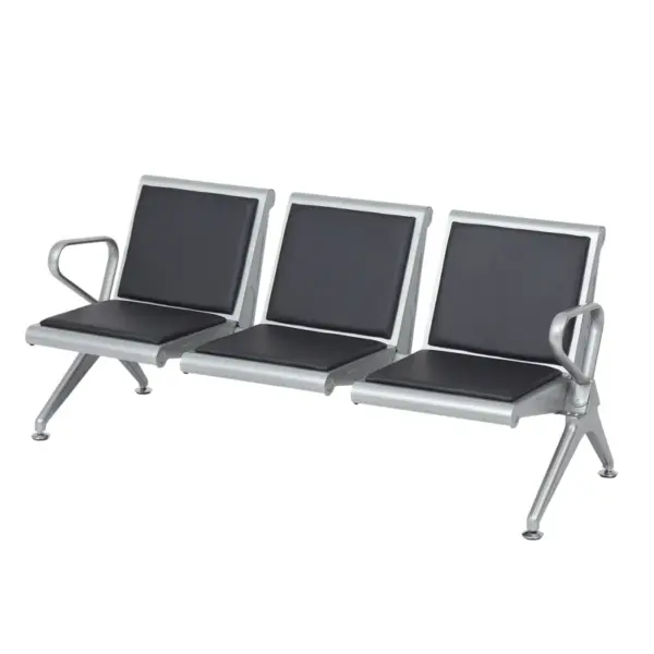 Airport benches for sale in Nairobi- Furniture Choice Kenya · Heavy duty metallic bench that can accommodate a maximum of three people. ·