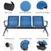 Three-seater reception bench, Reception area seating, Waiting room bench, Stylish reception furniture, Office decor, Visitor seating, Business furniture, Professional ambiance, Reception room essentials, Modern office, Sleek design, Reception essentials, Office upgrade, Visitor comfort, Reception seating, Contemporary waiting area, Office waiting room, Reception room upgrade.