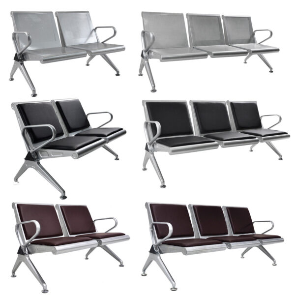 Airport benches for sale in Nairobi- Furniture Choice Kenya · Heavy duty metallic bench that can accommodate a maximum of three people. ·