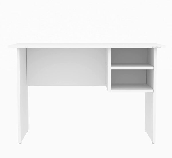 Anikaa Grady Engineered Wood Study Table, Writing Desk, Computer Desk, Study Desk, Office Desk, Small Office Table, Laptop Table with Drawer, Computer Table (White) (D.I.Y) Matte Finish