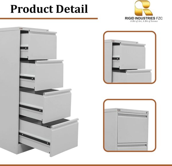 FILING CABINET 4-DRAWER WITH SECURITY BAR is available in Nairobi at Direct Office. Buy this Cabinet at the best price. We deliver across Kenya and its environs. Order online today in Kenya and have it delivered straight to your doorstep or collect it at our retail store for free.