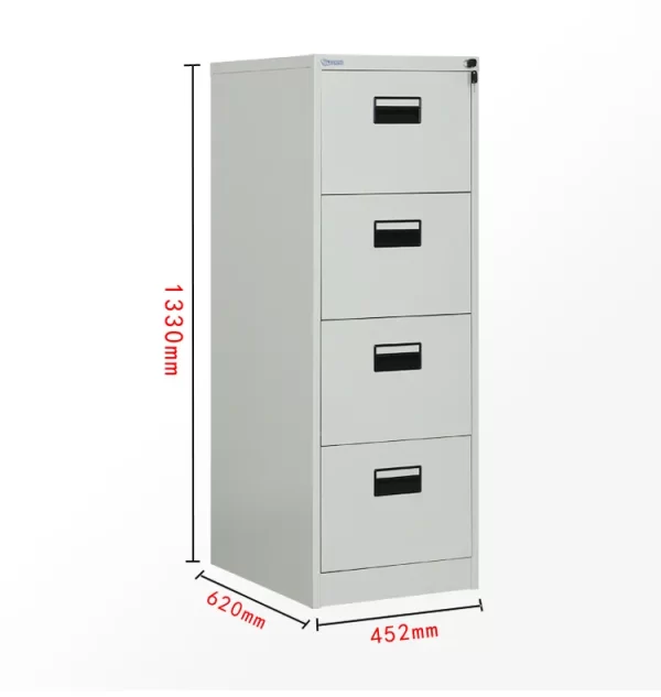 Customizable Simple A4 Paper File Cabinet 4 Mobile pedestal filing drawer storage cabinet