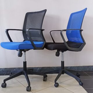 mesh-back office seats