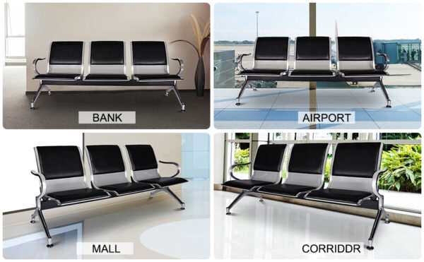 Airport waiting bench