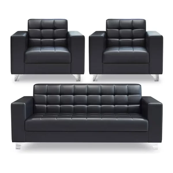 5-seater leather sofa