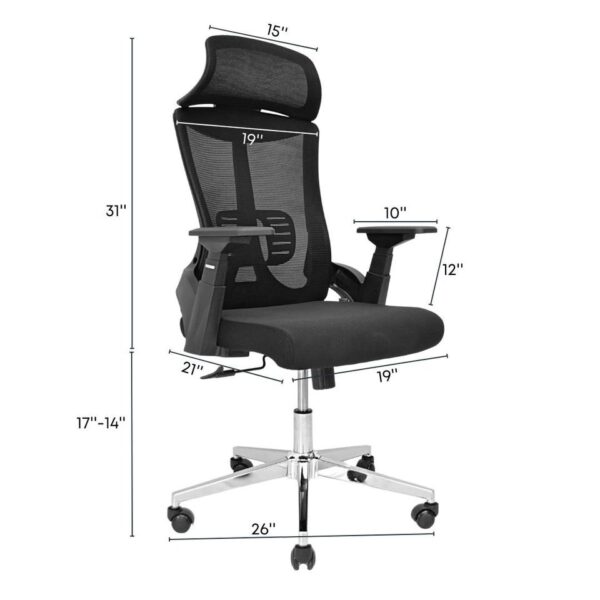 High-back office chair