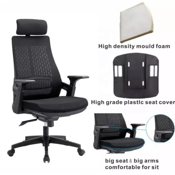 CROSBY Mid-Back Ergonomic Office Chair