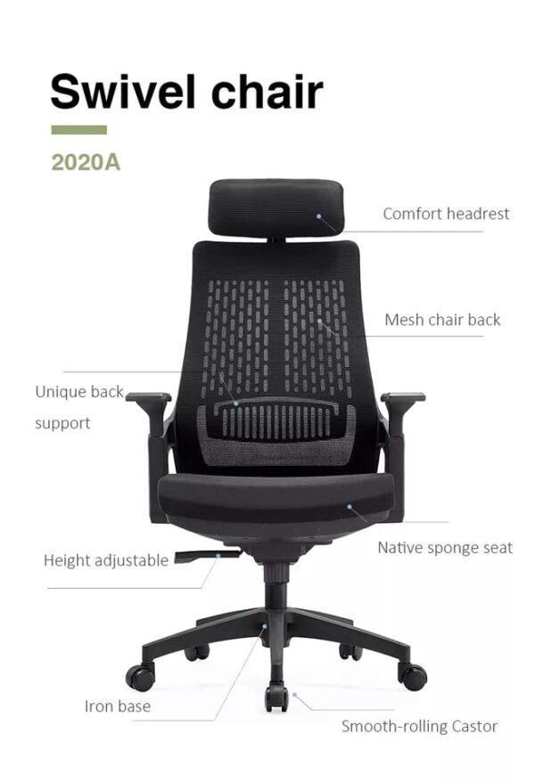 CROSBY Mid-Back Ergonomic Office Chair