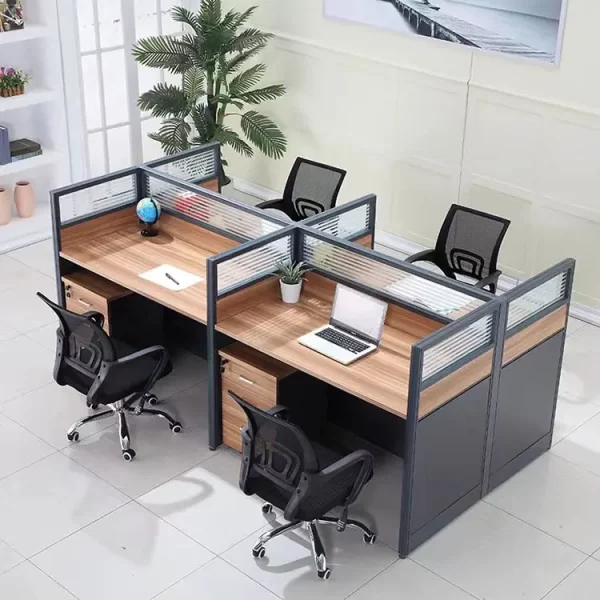 Six way office workstation