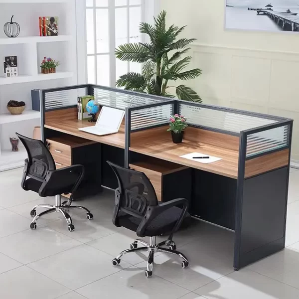 Six way office workstation