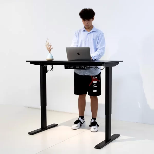 Cheap Easy To Install Home Office Furniture Ergonomic Electric Height Adjustable Computer Table Lift Standing Desk