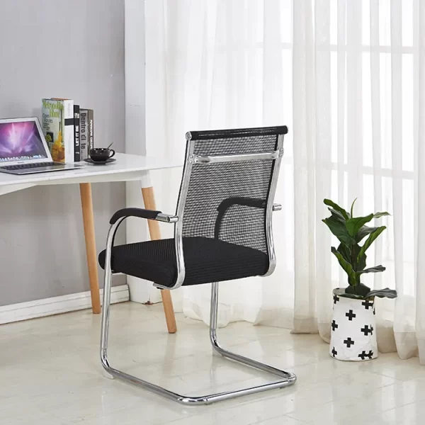 Modern appearance fashionable high back conference meeting mesh seat kneeling office visitor conference chair