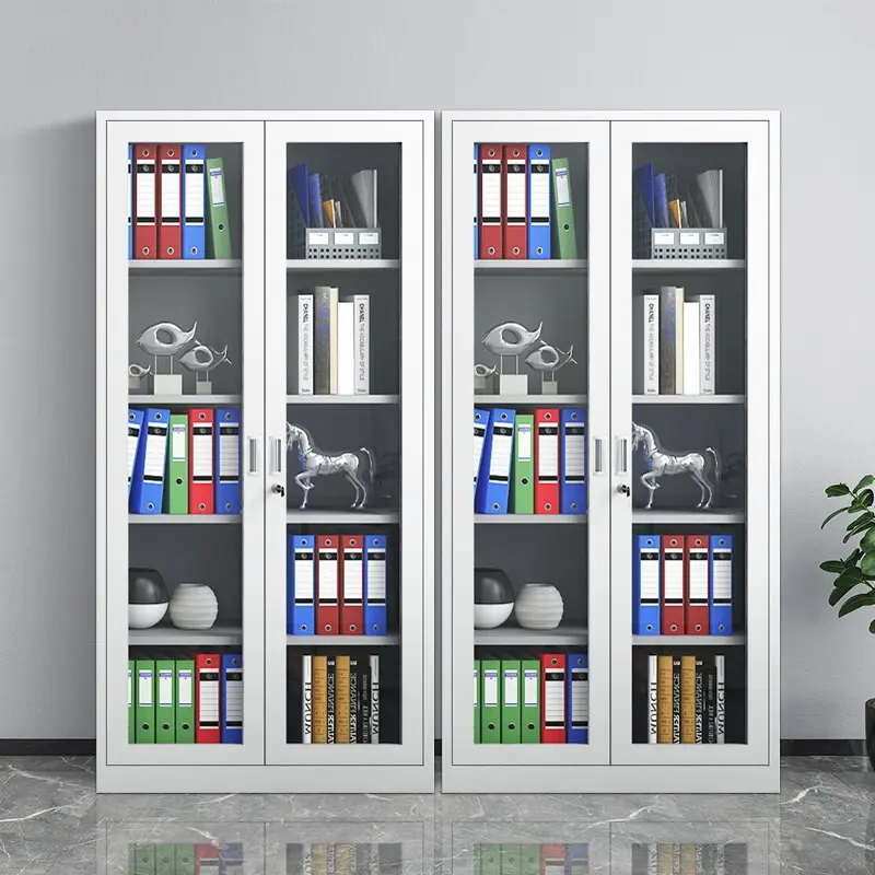 Full glass Metallic Office Cabinet Furniture Village Kenya Cabinets