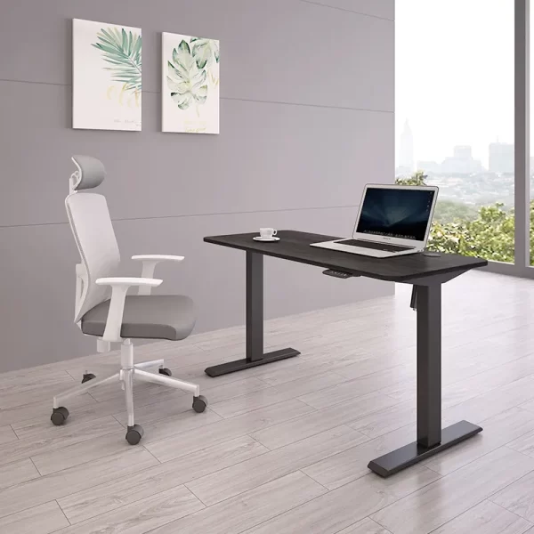 Cheap Easy To Install Home Office Furniture Ergonomic Electric Height Adjustable Computer Table Lift Standing Desk