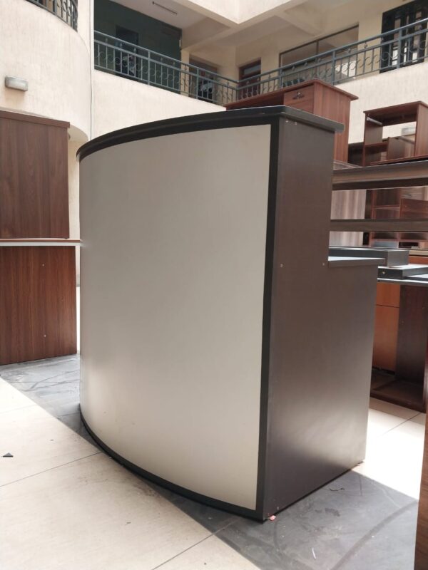 C-Shaped Office Reception Desk