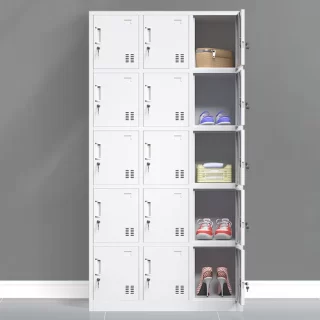 metallic office cabinets
