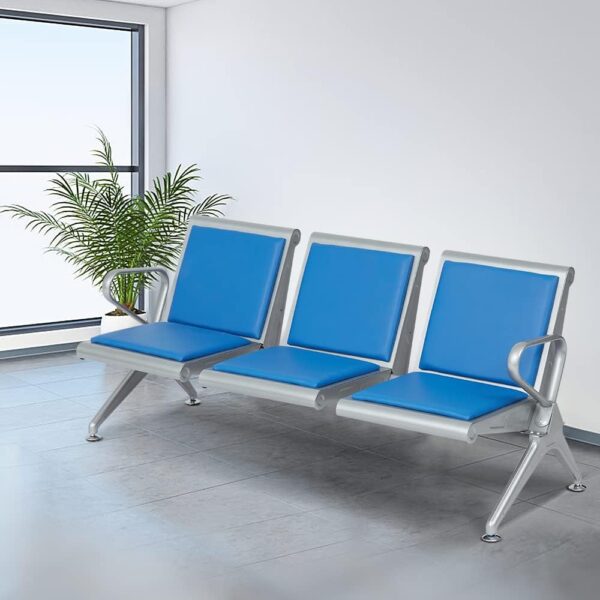 three seater waiting bench