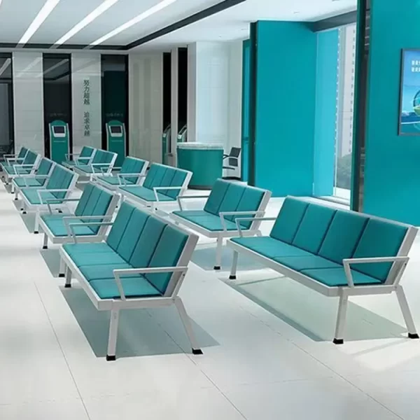 Airport benches, waiting benches, three link benches