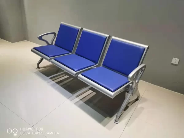 Airport benches, waiting benches, three link benches