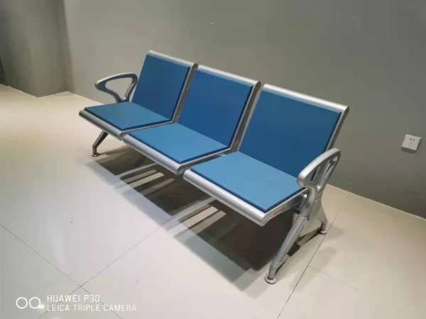 Airport benches, waiting benches, three link benches