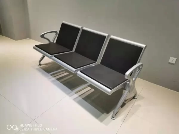 Airport benches, waiting benches, three link benches