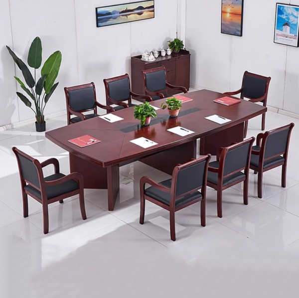 2 Meters Office Boardroom table, boardroom table, office furniture, mahogany boardroom table,