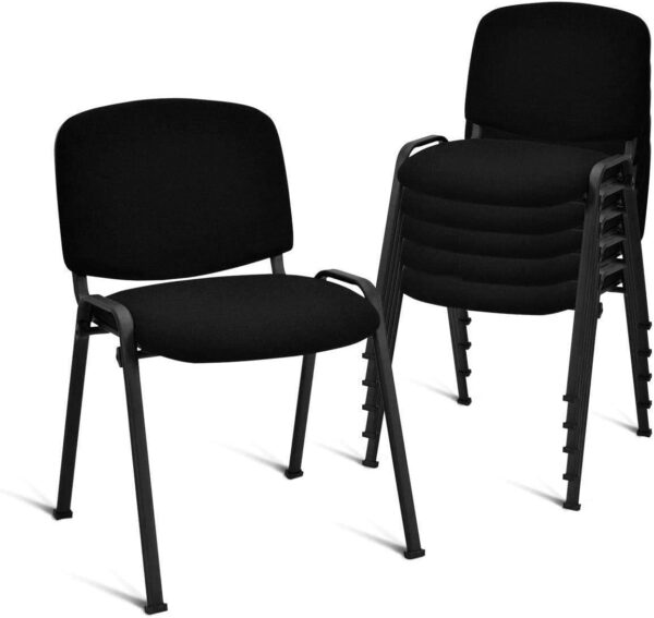 black Tosca Office Visitor Chair, office furniture, office chairs, visitor chairs, Tosca ,