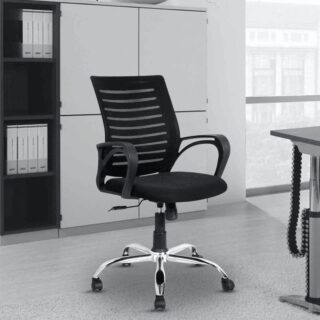 Victory strong mesh-back office seat, Office seating, Mesh backrest, Ergonomic design, Lumbar support, Business furniture, Premium materials, Professional ambiance, Contemporary style, Comfortable seating, Modern office decor, Workspace efficiency, Office essentials, Ergonomic comfort, Stylish office chair, Ventilated design, Office upgrade, Supportive seating.
