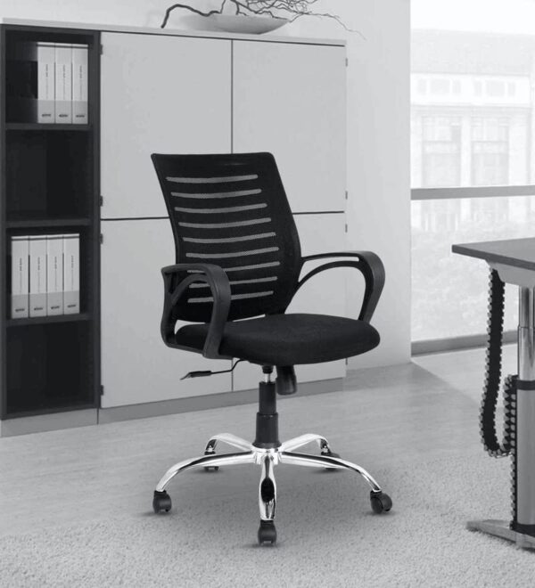 Victory strong mesh-back office seat, Office seating, Mesh backrest, Ergonomic design, Lumbar support, Business furniture, Premium materials, Professional ambiance, Contemporary style, Comfortable seating, Modern office decor, Workspace efficiency, Office essentials, Ergonomic comfort, Stylish office chair, Ventilated design, Office upgrade, Supportive seating.