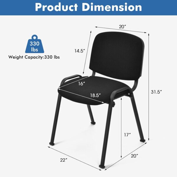 black Tosca Office Visitor Chair, office furniture, office chairs, visitor chairs, tosca ,