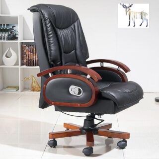 black Recliner Executive Office Chair, office furniture, office chair
