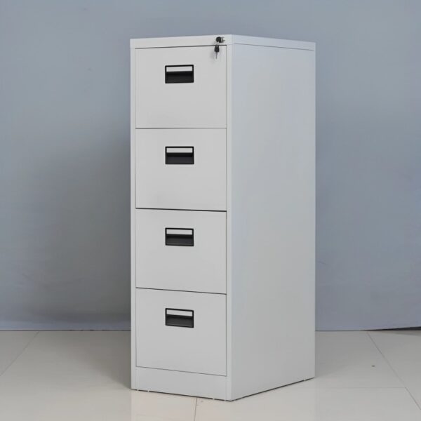 white 4 Drawer Office Filing cabinet, white 4 drawer storage cabinet, filing cabinet