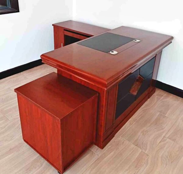 Boss office products, 1400mm imported L-shaped office desk on sale