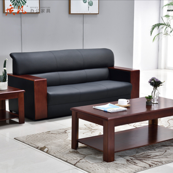black 5 seater Executive office Sofa ,office furniture, office sofa executive sofa