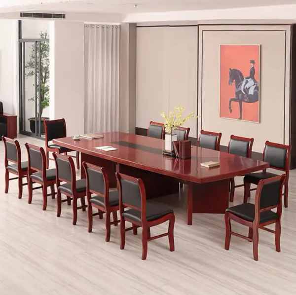 mahogany 8-12 Seater Boardroom Table, boardroom table, executive boardroom table