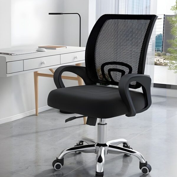 "Clerical, mesh, swivel, office chair, ergonomic, breathable, lumbar support, adjustable armrests, sturdy frame, high-quality materials, comfortable seating, supportive backrest, reliable, long-lasting, ergonomic features, adjustable height, tilt mechanism, heavy-duty construction, task chair, comfort-focused, office ergonomics, reliable support, durable seating, executive chair, comfortable seating, professional, productivity, work efficiency, workspace comfort, modern design, productive, office furniture, clerical chair, mesh backrest, ergonomic support, swivel base, clerical seating, office essentials, ergonomic office chair"