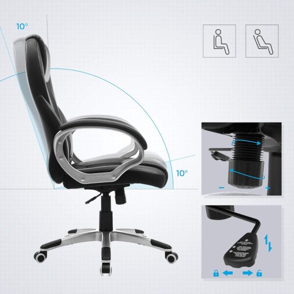 Director's executive office chair, ergonomic design, high-quality materials, premium upholstery, comfortable seating, adjustable features, lumbar support, padded armrests, executive style, professional appearance, swivel base, durable construction, ergonomic support, executive comfort, stylish design, office furniture, executive seating, high-back chair, tilt mechanism, luxurious feel, executive atmosphere, productivity, task chair, comfort-focused, office ergonomics, reliable support, ergonomic features, ergonomic seating, comfortable seating, executive furniture, director's chair, executive workspace, productive workspace.