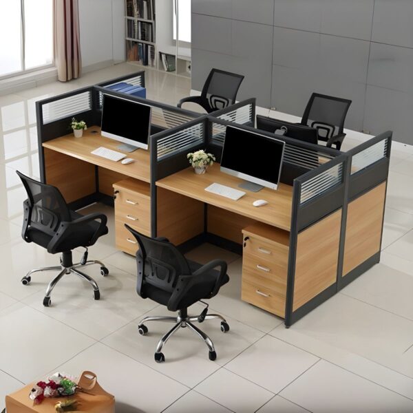 Modern 4-way office workstation, office workstation, 4-way workstation, modern workstation, office furniture, workspace furniture, ergonomic workstation, contemporary workstation, stylish workstation, professional workstation, office decor, workspace organization, ergonomic design, productivity workstation, sleek workstation, efficient workstation, office productivity, office sophistication, office elegance, office convenience, office functionality, office durability, office versatility, office innovation, office performance, office professionalism, office quality, office craftsmanship, office design, office appeal, office class, office luxury, office ambiance, office presence, office statement, office status, office image, office prestige, office distinction, office refinement, office exclusivity, office flair, office allure, office sophistication, office finesse, office charm, office allure, office polish, office charisma, office sophistication, ergonomic workspace design, modern workspace furniture, versatile workstation, functional office furniture, organizational workstation, workspace essentials, ergonomic workstation design.