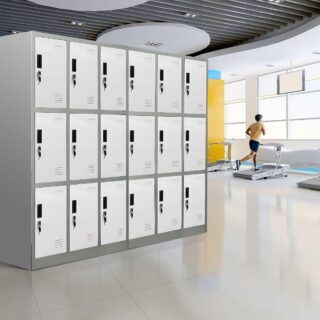 9 Locker steel office cabinet, office storage, durable construction, multiple compartments, secure locking system, organizational solution, executive office furniture, professional appearance, high-quality materials, secure storage, office decor, filing cabinet, storage solution, contemporary design, sturdy construction, commercial use, office organization, office furniture, functional design, efficient storage, office interior, industrial office furniture, steel cabinet, versatile storage, space-saving solution, office security, organizational efficiency, professional workspace, office aesthetics.