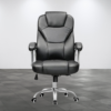 High back executive office chair, ergonomic design, premium upholstery, comfortable seating, adjustable features, lumbar support, padded armrests, executive style, professional appearance, swivel base, durable construction, executive comfort, stylish design, office furniture, executive seating, high-back chair, task chair, comfort-focused, office ergonomics, reliable support, ergonomic features, ergonomic seating, comfortable seating, executive furniture, executive workspace, productive workspace.