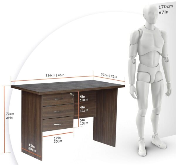 1000mm Home Office Desk - Image 5