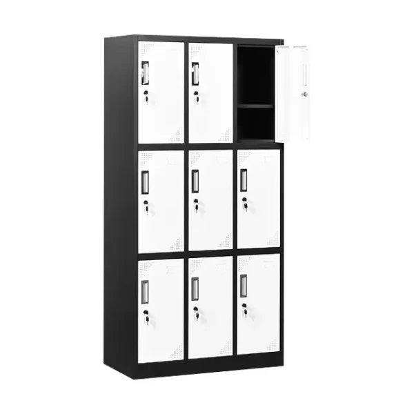 9-locker storage cabinet, nine locker storage unit, 9-door locker cabinet, metal storage lockers, steel locker cabinet, office storage lockers, gym locker storage, employee locker cabinet, school locker cabinet, industrial storage locker, heavy-duty locker cabinet, secure storage cabinet, multi-door locker, compartment locker cabinet, modular locker system, personal storage lockers, staff locker cabinet, workplace locker storage, space-saving storage locker, commercial locker cabinet, durable locker unit, home storage lockers, key lock locker cabinet, lockable storage cabinet, 9 compartment locker, high-security locker cabinet, padlock storage cabinet, ventilated storage locker, storage locker with shelves, adjustable locker shelves, vertical storage locker, compact storage cabinet, locker cabinet for bags, locker cabinet for valuables, locker cabinet for uniforms, locker cabinet for equipment, locker cabinet for tools, locker cabinet for documents, locker cabinet for files, locker cabinet for electronics, locker cabinet for gym gear, locker cabinet for sports equipment, locker cabinet for personal items, locker cabinet for school supplies, locker cabinet for office supplies, locker cabinet for storage rooms, locker cabinet for changing rooms, locker cabinet for break rooms, locker cabinet for staff rooms, locker cabinet for hospitals, locker cabinet for clinics, locker cabinet for factories, locker cabinet for workshops, locker cabinet for garages, locker cabinet for warehouses, locker cabinet for gyms, locker cabinet for fitness centers, locker cabinet for swimming pools, locker cabinet for clubs, locker cabinet for libraries, locker cabinet for community centers, locker cabinet for sports centers, locker cabinet for healthcare facilities, locker cabinet for laboratories, locker cabinet for spas, locker cabinet for salons, locker cabinet for hospitals, locker cabinet for kitchens, locker cabinet for catering, locker cabinet for restaurants, locker cabinet for cafes, locker cabinet for hotels, locker cabinet for dorms, locker cabinet for hostels, locker cabinet for schools, locker cabinet for universities, locker cabinet for student accommodations, locker cabinet for offices, locker cabinet for retail stores, locker cabinet for showrooms, locker cabinet for exhibition centers, locker cabinet for art galleries, locker cabinet for theaters, locker cabinet for concert halls, locker cabinet for events, locker cabinet for museums, locker cabinet for sports clubs, locker cabinet for recreational facilities, locker cabinet for warehouses, locker cabinet for logistics, locker cabinet for workshops, locker cabinet for classrooms, locker cabinet for laboratories, locker cabinet for veterinary clinics, locker cabinet for kennels, locker cabinet for zoos, locker cabinet for amusement parks, locker cabinet for theme parks, locker cabinet for water parks, locker cabinet for schools, locker cabinet for child care centers, locker cabinet for daycares, locker cabinet for community halls, locker cabinet for civic centers, locker cabinet for town halls, locker cabinet for fire stations, locker cabinet for police stations, locker cabinet for military bases, locker cabinet for army barracks, locker cabinet for air force bases, locker cabinet for naval bases, locker cabinet for embassies, locker cabinet for consulates, locker cabinet for government offices, locker cabinet for municipal offices, locker cabinet for administration buildings, locker cabinet for business centers, locker cabinet for conference rooms, locker cabinet for meeting rooms, locker cabinet for boardrooms, locker cabinet for training centers, locker cabinet for libraries, locker cabinet for archives, locker cabinet for record rooms, locker cabinet for file storage, locker cabinet for document storage, locker cabinet for evidence storage, locker cabinet for valuables storage, locker cabinet for money storage, locker cabinet for confidential storage, locker cabinet for secure storage, locker cabinet for secure documents, locker cabinet for secured items, locker cabinet for personal items, locker cabinet for coats, locker cabinet for jackets, locker cabinet for bags, locker cabinet for purses, locker cabinet for laptops, locker cabinet for phones, locker cabinet for tablets, locker cabinet for electronics, locker cabinet for gym bags, locker cabinet for gym shoes, locker cabinet for sneakers, locker cabinet for cleats, locker cabinet for helmets, locker cabinet for safety gear, locker cabinet for PPE, locker cabinet for work gear, locker cabinet for sports gear, locker cabinet for dance gear, locker cabinet for costumes, locker cabinet for instruments, locker cabinet for music equipment, locker cabinet for speakers, locker cabinet for microphones, locker cabinet for audio equipment, locker cabinet for video equipment, locker cabinet for film equipment, locker cabinet for camera equipment, locker cabinet for light equipment, locker cabinet for props, locker cabinet for staging, locker cabinet for banners, locker cabinet for signs, locker cabinet for workshop equipment, locker cabinet for tools, locker cabinet for drill, locker cabinet for power tools, locker cabinet for hand tools, locker cabinet for gardening tools, locker cabinet for hardware, locker cabinet for fasteners, locker cabinet for paint, locker cabinet for brushes, locker cabinet for safety equipment, locker cabinet for fire extinguishers, locker cabinet for fire blankets, locker cabinet for first aid kits, locker cabinet for medical supplies, locker cabinet for medical equipment, locker cabinet for bandages, locker cabinet for crutches, locker cabinet for wheelchairs, locker cabinet for patient files, locker cabinet for medical records, locker cabinet for health records, locker cabinet for X-rays, locker cabinet for CT scans, locker cabinet for MRI scans, locker cabinet for medical imaging, locker cabinet for medical devices, locker cabinet for syringes, locker cabinet for needles, locker cabinet for pharmaceuticals, locker cabinet for medicine, locker cabinet for supplements, locker cabinet for vitamins, locker cabinet for ointments, locker cabinet for beauty products, locker cabinet for skincare products, locker cabinet for haircare products, locker cabinet for makeup, locker cabinet for perfumes, locker cabinet for colognes, locker cabinet for jewelry, locker cabinet for watches, locker cabinet for accessories, locker cabinet for ties, locker cabinet for belts, locker cabinet for sunglasses, locker cabinet for hats, locker cabinet for gloves, locker cabinet for scarves, locker cabinet for boots, locker cabinet for uniforms, locker cabinet for costume storage, locker cabinet for props, locker cabinet for arts and crafts, locker cabinet for DIY supplies, locker cabinet for carpentry tools, locker cabinet for woodworking tools, locker cabinet for metalworking tools, locker cabinet for electrical tools, locker cabinet for plumbing tools, locker cabinet for construction tools, locker cabinet for measuring tools, locker cabinet for scales, locker cabinet for gauges, locker cabinet for screwdrivers, locker cabinet for hammers, locker cabinet for wrenches, locker cabinet for pliers, locker cabinet for saws, locker cabinet for drills, locker cabinet for nail guns, locker cabinet for sanders, locker cabinet for polishers, locker cabinet for routers, locker cabinet for grinders, locker cabinet for welding equipment, locker cabinet for welding masks, locker cabinet for protective gear, locker cabinet for face masks, locker cabinet for gloves, locker cabinet for aprons, locker cabinet for coveralls, locker cabinet for headgear, locker cabinet for boots, locker cabinet for safety shoes, locker cabinet for anti-slip shoes, locker cabinet for anti-static shoes, locker cabinet for safety vests, locker cabinet for reflective gear, locker cabinet for harnesses, locker cabinet for ropes, locker cabinet for helmets, locker cabinet for ear protection, locker cabinet for goggles, locker cabinet for eye protection, locker cabinet for hearing protection, locker cabinet for respirators, locker cabinet for masks, locker cabinet for filters, locker cabinet for safety signs, locker cabinet for warning signs, locker cabinet for hazard signs, locker cabinet for emergency signs, locker cabinet for exit signs, locker cabinet for first aid signs, locker cabinet for safety instructions, locker cabinet for manuals, locker cabinet for SOPs, locker cabinet for logs, locker cabinet for journals, locker cabinet for logbooks, locker cabinet for diaries, locker cabinet for notes, locker cabinet for instructions, locker cabinet for guides, locker cabinet for specifications, locker cabinet for product sheets, locker cabinet for technical documents, locker cabinet for contracts, locker cabinet for agreements, locker cabinet for licenses, locker cabinet for certifications, locker cabinet for diplomas, locker cabinet for awards, locker cabinet for plaques, locker cabinet for trophies, locker cabinet for souvenirs, locker cabinet for keepsakes, locker cabinet for memories, locker cabinet for photographs, locker cabinet for memorabilia, locker cabinet for books, locker cabinet for literature, locker cabinet for novels, locker cabinet for magazines, locker cabinet for periodicals, locker cabinet for journals, locker cabinet for archives, locker cabinet for yearbooks, locker cabinet for encyclopedias, locker cabinet for dictionaries, locker cabinet for maps, locker cabinet for atlases, locker cabinet for travel guides, locker cabinet for manuals, locker cabinet for cookbooks, locker cabinet for recipes, locker cabinet for ingredients, locker cabinet for spices, locker cabinet for baking equipment, locker cabinet for baking supplies, locker cabinet for cooking utensils, locker cabinet for kitchen supplies, locker cabinet for food storage, locker cabinet for pantry storage, locker cabinet for cleaning supplies, locker cabinet for detergents, locker cabinet for disinfectants, locker cabinet for chemicals, locker cabinet for supplies, locker cabinet for storage, locker cabinet for organization.