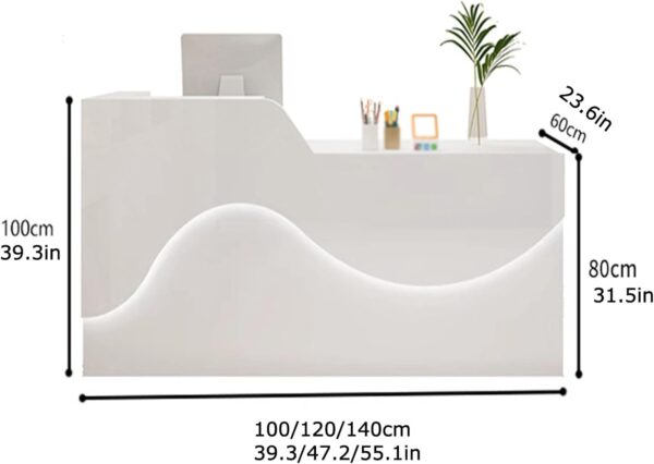 1.8 Meters Office Reception Desk - Image 4