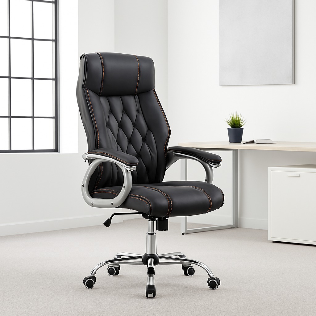 executive office leather seat, Office chairs.