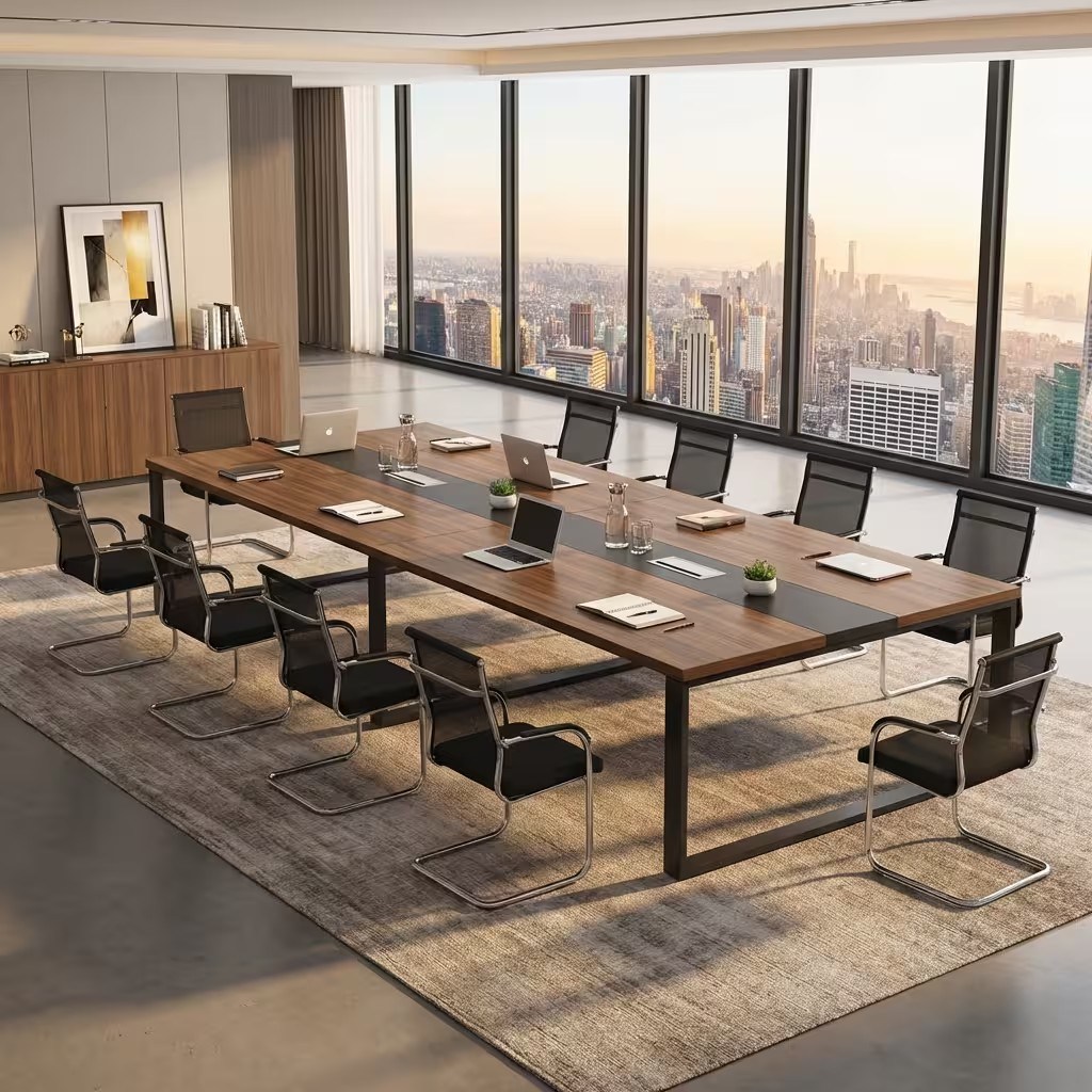 office furniture, conference tables.
