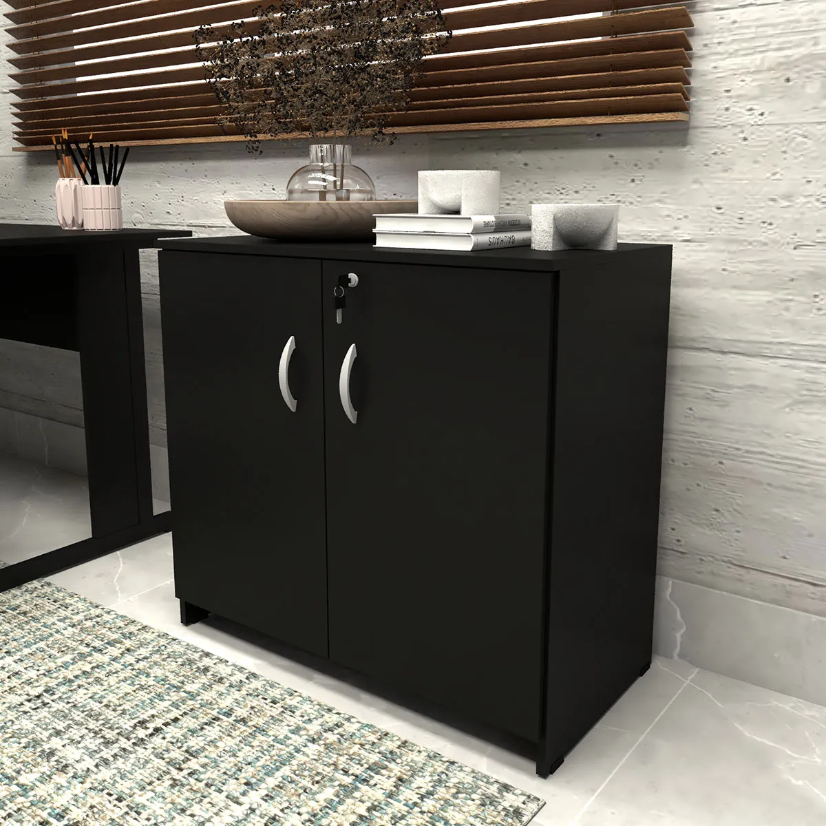 Wooden File Cabinet With 02 Doors - Image 15