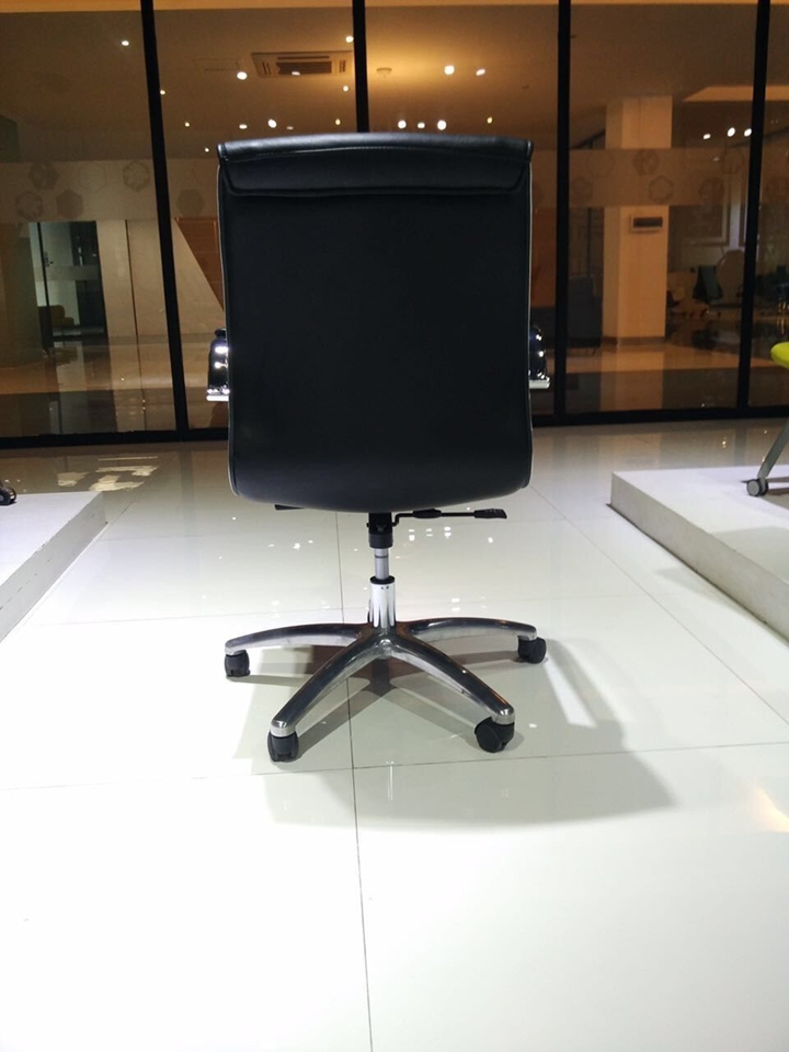 Premium Comfort & Professional Elegance The Modern Executive Office Chair is a sophisticated seating solution designed to deliver exceptional comfort, ergonomic support, and contemporary style for today's professional workspace. Ideal for executives, managers, business owners, and home office users, this chair combines functionality with a sleek executive appearance. The chair features a high-back ergonomic design that provides excellent support for the head, neck, shoulders, and back, helping users maintain proper posture and reduce fatigue during long working hours. Its generously padded seat and backrest are crafted with high-density foam cushioning, offering superior comfort and long-lasting support throughout the workday. Many models include ergonomic features such as: Adjustable seat height Reclining backrest mechanism Tilt lock function Built-in lumbar support Adjustable armrests Adjustable headrest 360° swivel rotation Smooth caster wheel mobility Depending on the model, upholstery options may include: Premium PU leather Genuine leather finishes Breathable mesh backrest High-quality fabric upholstery The chair is supported by a heavy-duty chrome, aluminum, or reinforced nylon base, ensuring excellent stability, durability, and smooth mobility. Its modern executive styling makes it suitable for: Executive offices Corporate workstations Boardrooms and meeting rooms Home office setups Professional consultation spaces Popular color options may include: Black Brown Grey White Contemporary two-tone finishes Key Features Modern executive office chair design High-back ergonomic support system High-density foam cushioning Integrated lumbar support Adjustable height and reclining functions Adjustable armrests and headrest Smooth 360° swivel movement Durable chrome or nylon base construction Premium upholstery options Professional executive appearance Ideal For Executives and managers Corporate professionals Business owners Remote workers Long-hour computer users Benefits Supports proper posture and spinal alignment Reduces neck, shoulder, and back fatigue Enhances comfort during extended work sessions Improves workplace productivity and focus Adds a professional and modern touch to any office Why Choose This Office Chair? The Modern Executive Office Chair combines ergonomic support, premium comfort, and contemporary executive styling in one versatile seating solution. Its adjustable features, durable construction, and elegant appearance make it an excellent choice for creating a comfortable, productive, and professional workspace.